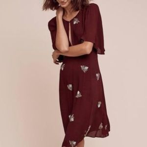 NWT Anthropologie MOULINETTE SOEURS Beaded dress